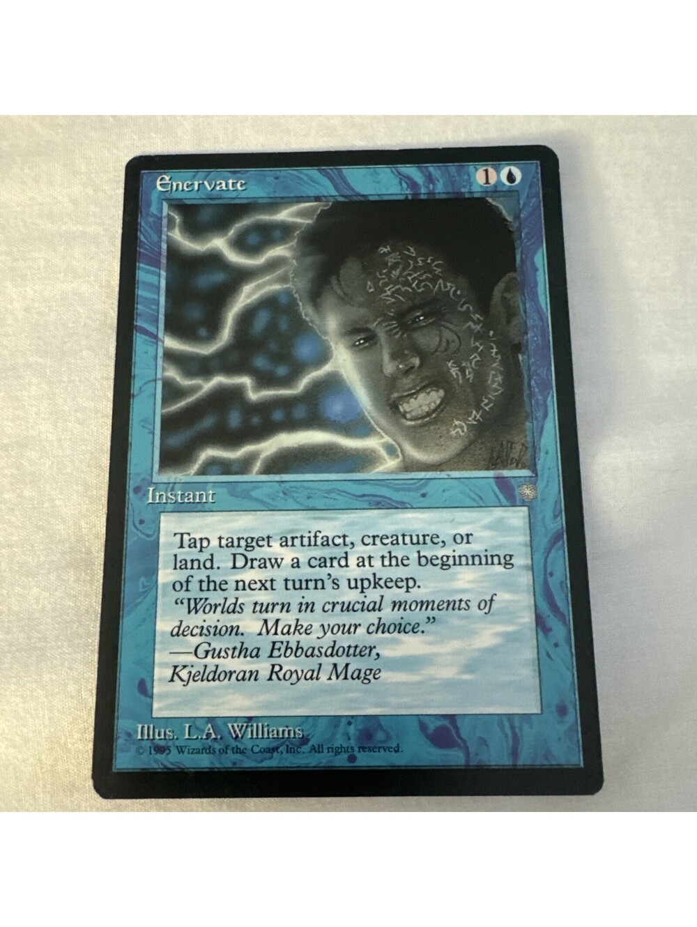 MTG Ice Age Enervate Common LP to NM